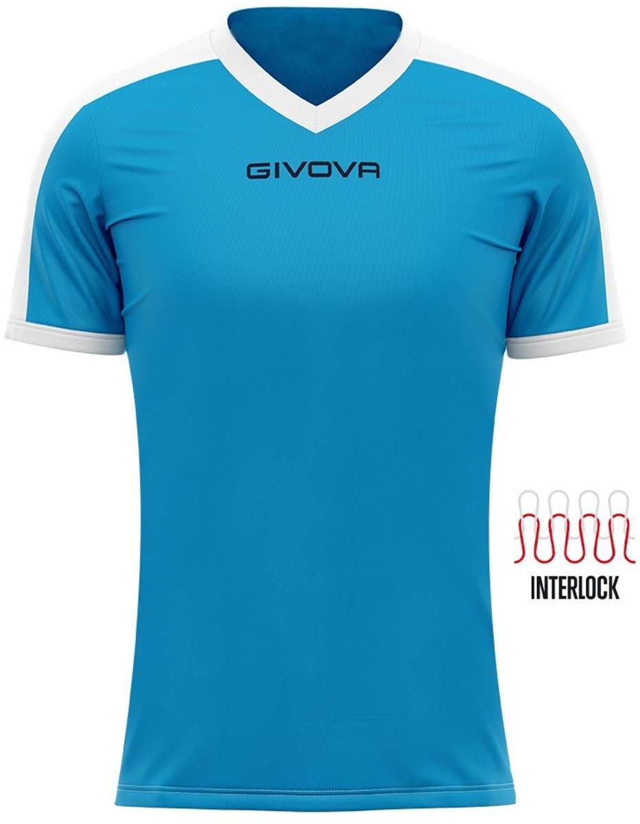 Sportshirt Givova Revolution Hemelswit Blauw - XS