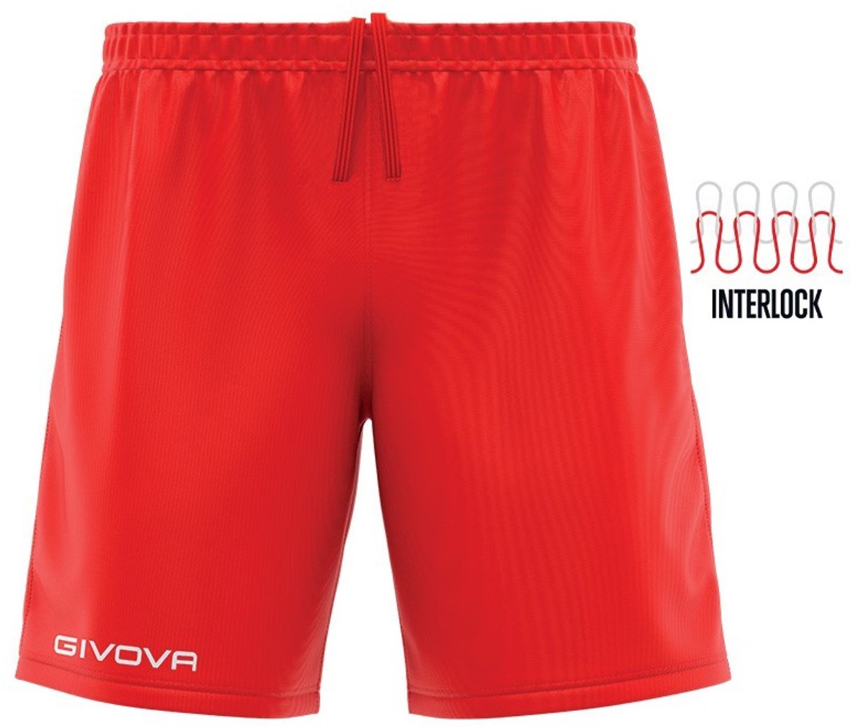 Sportshort Givova Kort Capo Rood - XS
