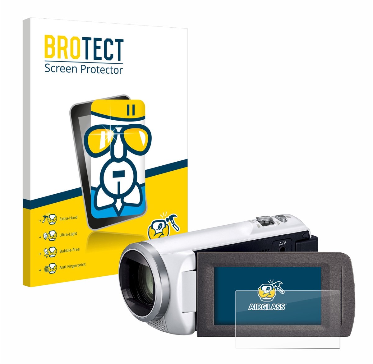 Screenprotector voor Panasonic HC-V480MS Beschermglas transparant