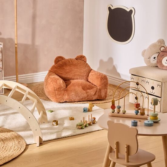 Atmosphera Kids Kinderfauteuil Mamad Beer - 60x52x65cm - Bruin — afbeelding 2