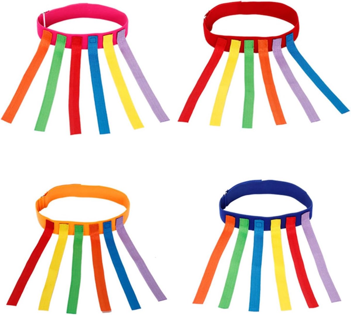 Staart Trek Speelgoed - Achtervolg Riem - Buitenspelen Kinderen - Duurzaam Oxford Weefsel - 80 cm Lengte - Meerkleurig