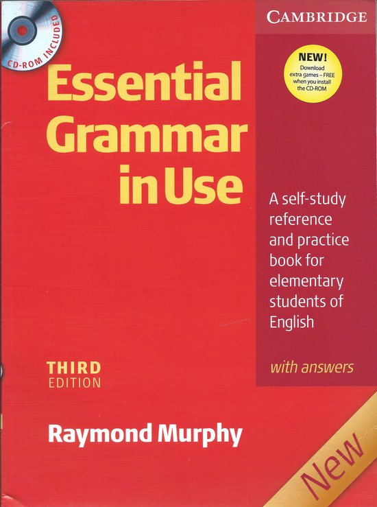 Livre "Essential Grammar in Use", 3ème édition, avec CD-ROM.