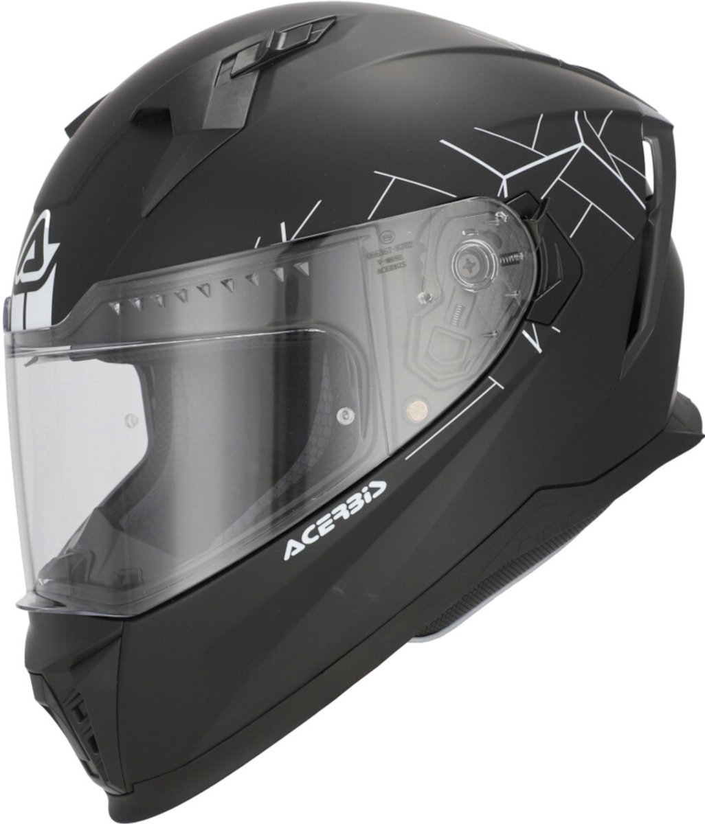 Acerbis X-Way Solid Mat Zwart Systeemhelm - Helm