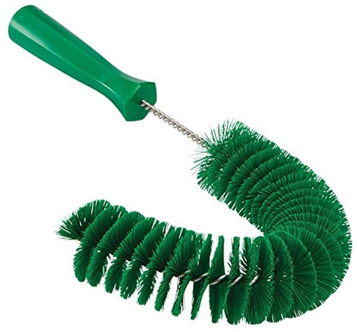 Haakborstel - Reinigingsborstel - Moeilijk Bereikbare Plekken - Gebogen Ontwerp - 40 cm - Groen