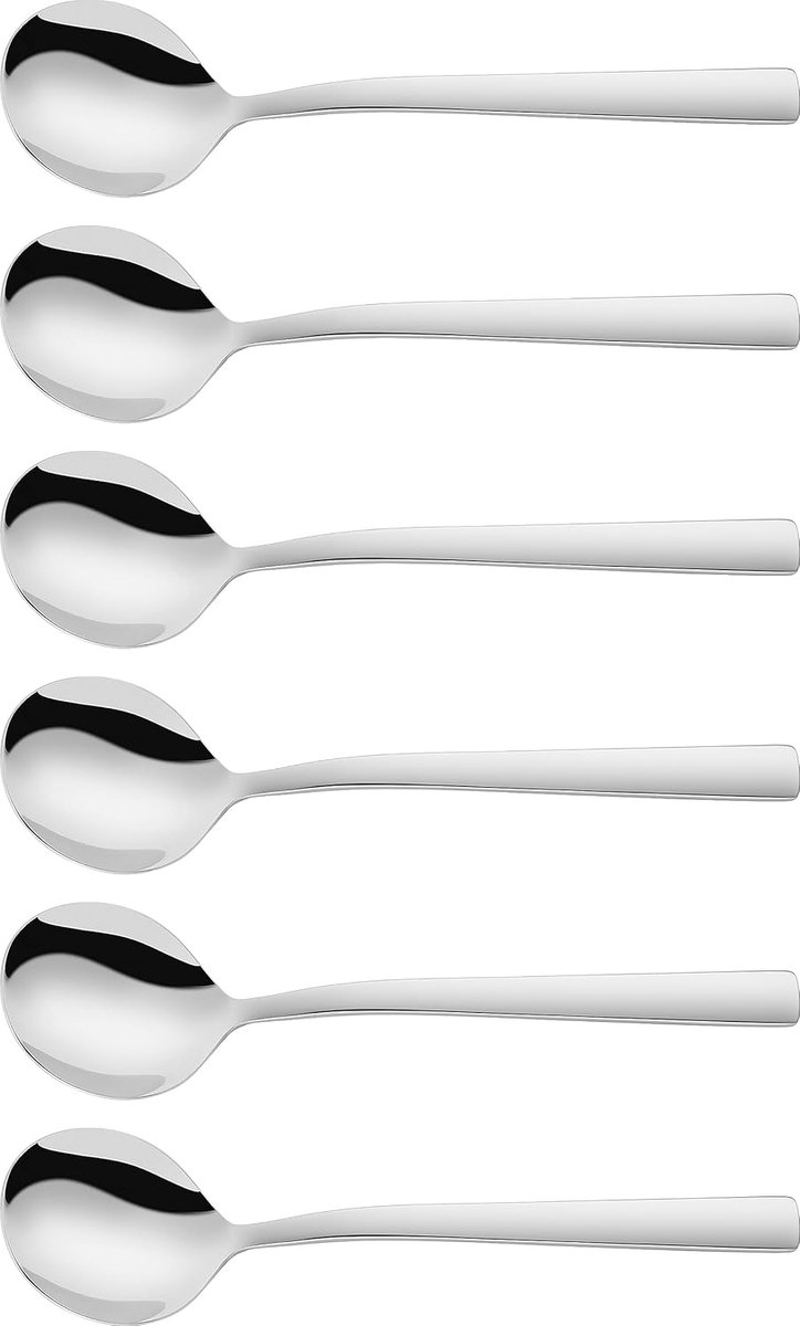 ZWILLING Dinner, 6 Soup/Cream Spoons, Stainless Steel