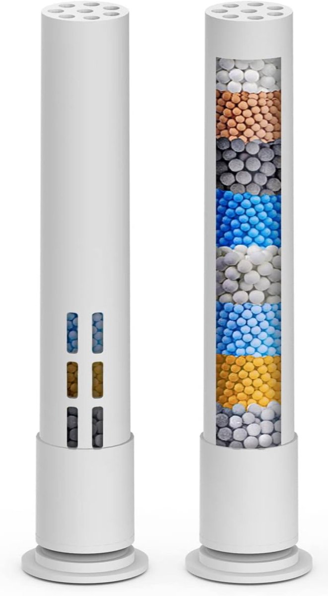 Douchefilter voor BOTC Douchekop - Model: S016 - 2 Stuks filters - Waterfilter Voor Douchekop - Wit