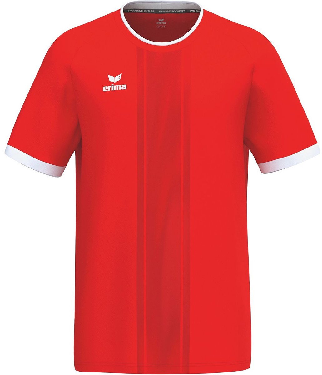 Erima Libero 125 Shirt Korte Mouw Kinderen - Rood | Maat: 152