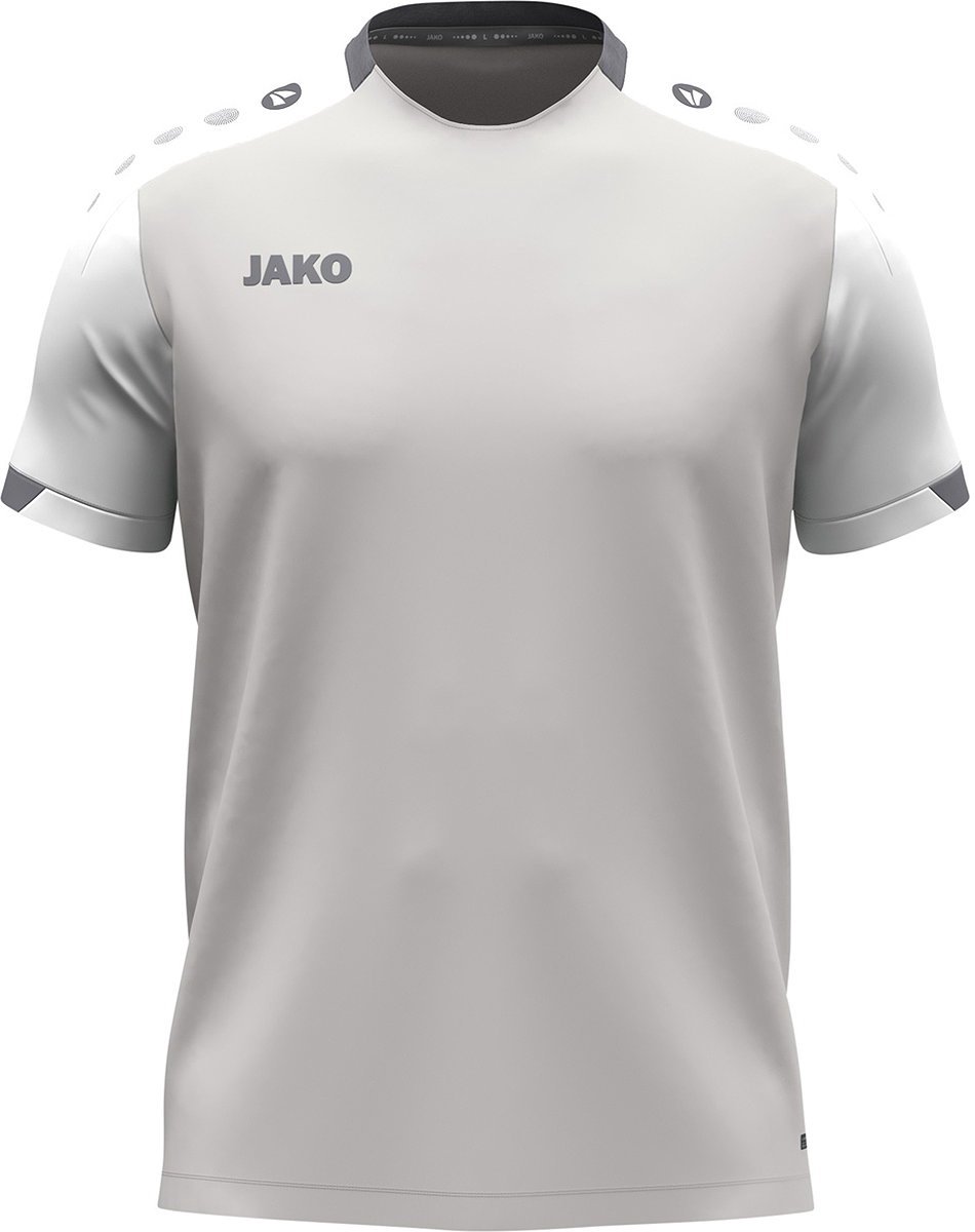 Jako Dynamic T-Shirt Dames - Lichtgrijs / Wit / Grijs | Maat: L