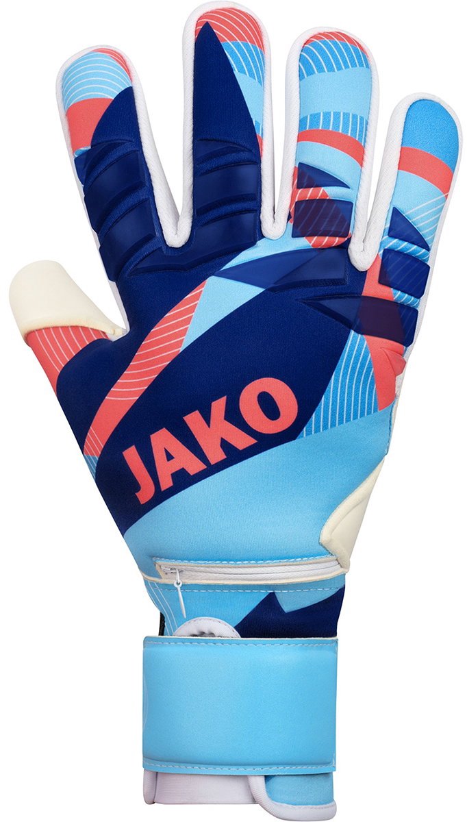 Jako River Wrc Protection Keepershandschoenen Heren - Hemelsblauw / Koraal / Navy | Maat: 7
