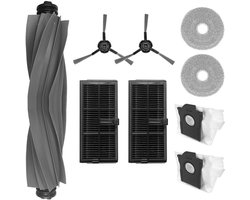 stofzuiger met zak - Accessoireset - geschikt voor Dreame - L10s Ultra Gen 2/L10s Pro - 1x rolborstel - 2 x stofzak - 2 x dweildoek - 2x zijborstels - 2 x filters - 9stuks