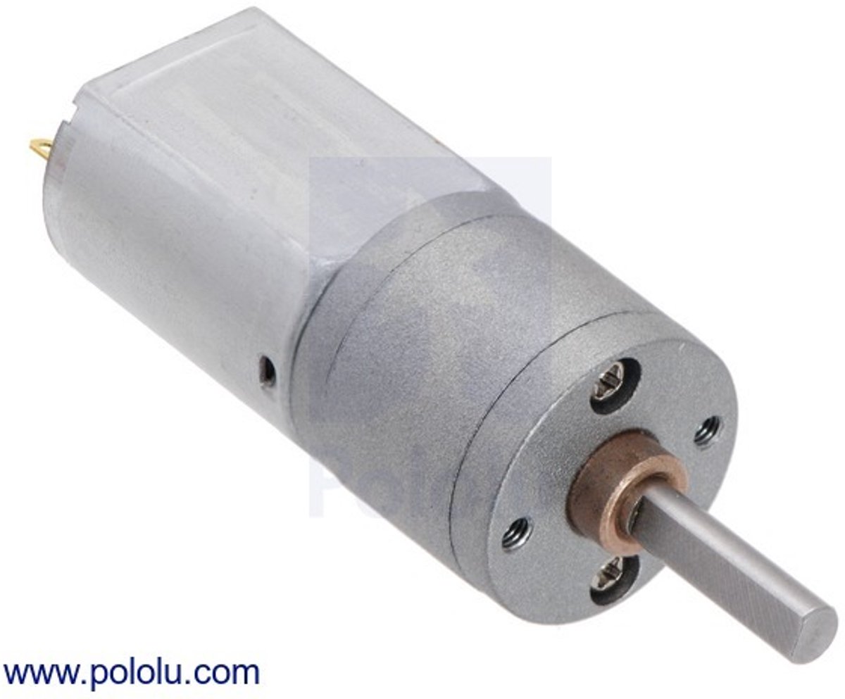 100:1 Metal Gearmotor 20Dx44L mm 6V Pololu 3454