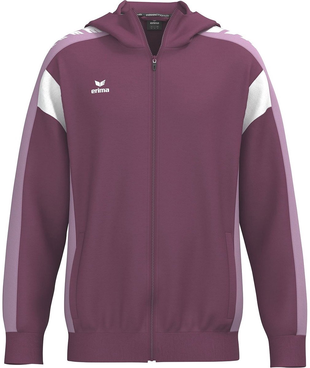 Erima Celebrate 125 Trainingsjack Met Capuchon Heren - Burgundy / Lavender | Maat: S