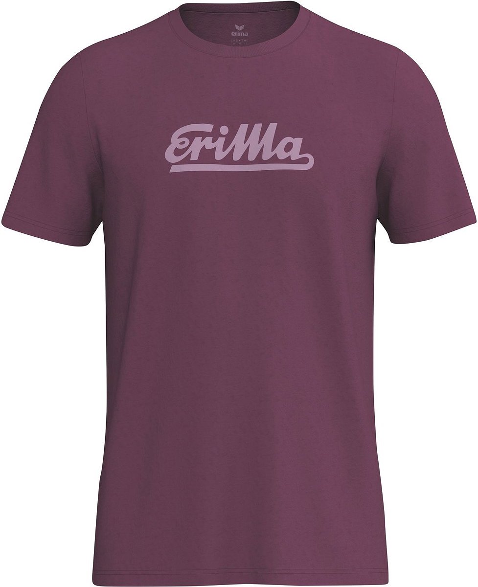 Erima Retro T-Shirt Kinderen - Burgundy | Maat: 128