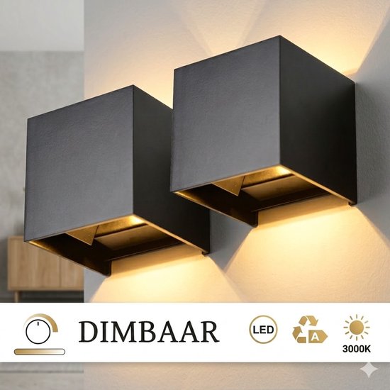 UniLights Waterdichte LED Wandlamp – Stijlvolle Buitenverlichting met