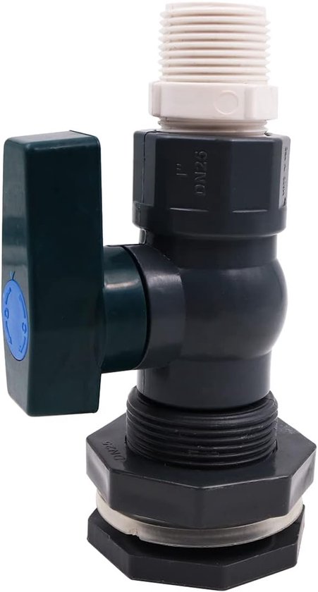 1 Inch PVC Spigot Regenwatertank Kraan Kit - Regenvat Ventiel met ...