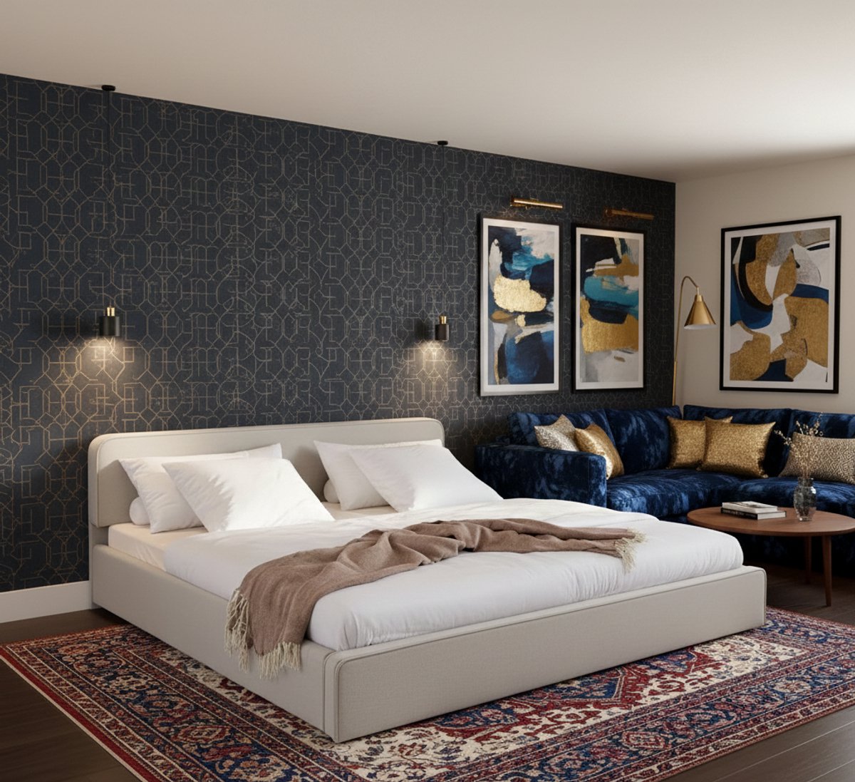 Comforté Luxe Gestoffeerd Tweepersoonsbed 160x200 cm – Crèmewit – In Hoogte Verstelbaar Hoofdeinde – Inclusief Lattenbodem – Stabiel & Modern – medahomestore
