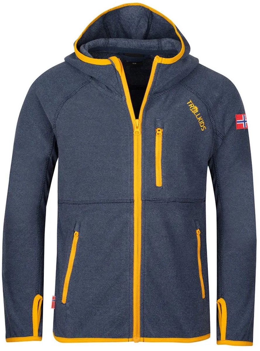 Trollkids Sandefjord Jas Blauw 164 cm Jongens,Meisjes