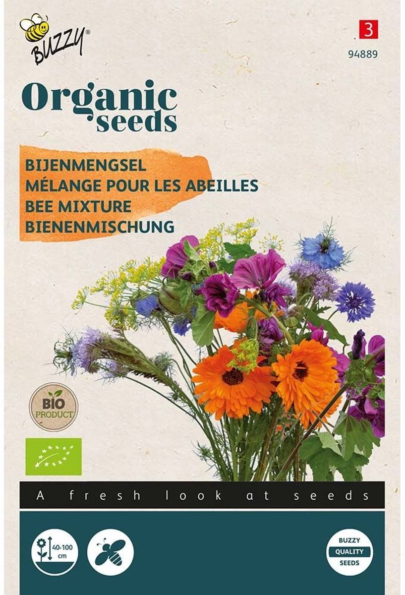Buzzy® Organic Bloemenmengsel Bijen (BIO)