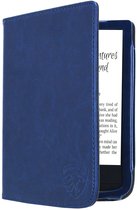 Luxe Hoesje Geschikt voor Pocketbook Touch HD 3 Hoes Cover Marine Blauw