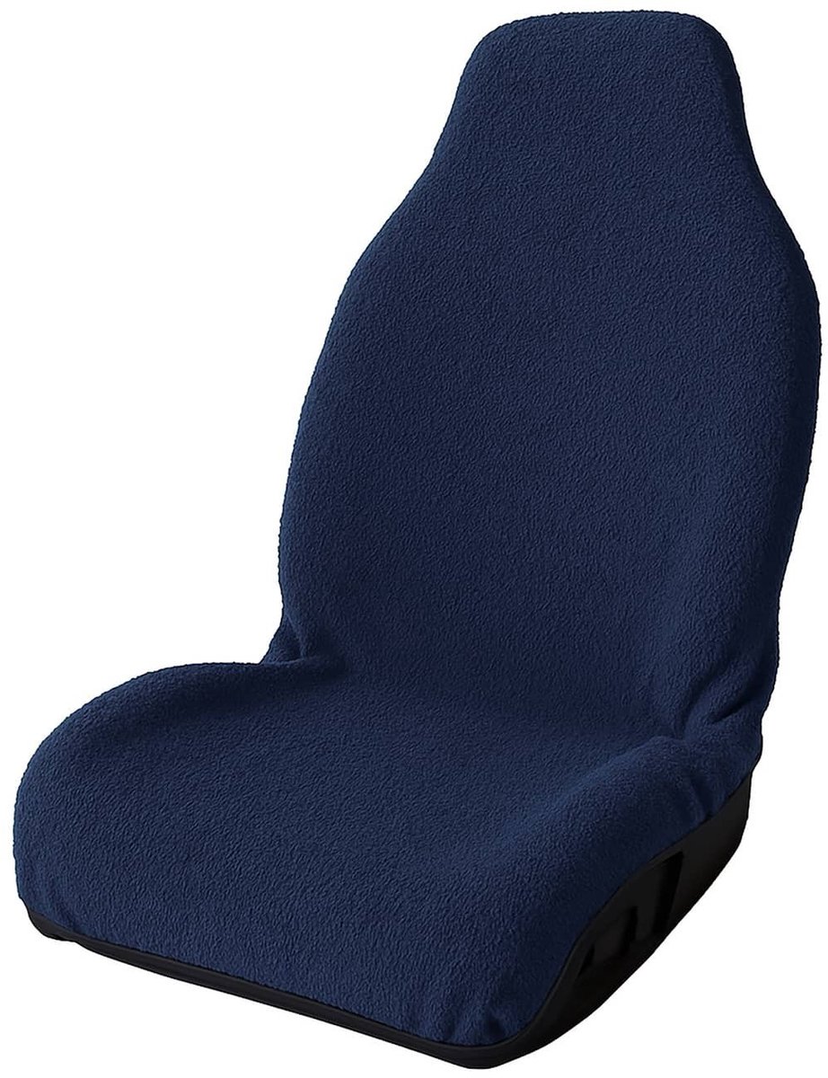Autostoelhoes Microvezel - Autostoel Hoes - Autostoelbeschermer – Universele Voorstoelhoes – Marine blauw