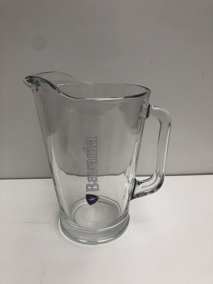 Bavaria pitcher 1.8L glas schenkkan bierkan bierpitcher glaskan glaspitcher