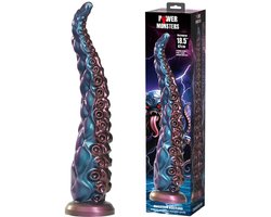 Power Monsters - Maelstrom Beastlord - Tentakel Dildo - Blauw/Paars/Goud