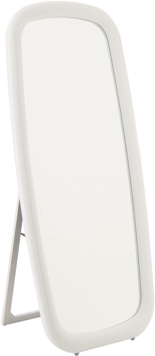 J-Line spiegel Rechthoek - polyresin - hout - wit