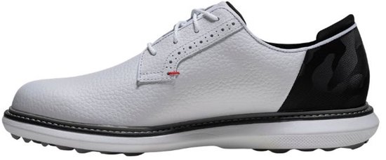 Footjoy Heren Golfschoenen Traditions Wit Zwart Rood van Merkloos — afbeelding 3