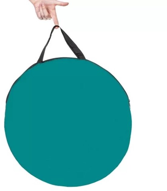 POP-UP Strandtent 190x120x86 cm - Zelfopenend - UV 30+ Bescherming - Lichtgewicht met Muskietennet - Inclusief Haringen en Draaghoes - Blauw/Grijs - 51570 van Merkloos — afbeelding 4