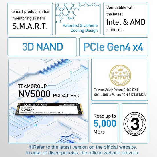 Interne SSD 2TB M.2 NVMe PCIe 4.0 voor Hoge Snelheid - Desktop en Laptop Upgrade — afbeelding 3