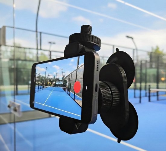 Telefoonhouder Video Padel roteerbaar 360° - Smartphone Telefoon houder - Padel - Video Opname - cadeautje