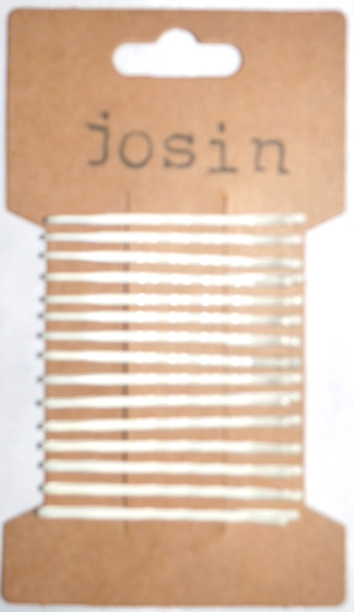 Josin Witte haarschuifspelden 4,8 cm 15 stuk.