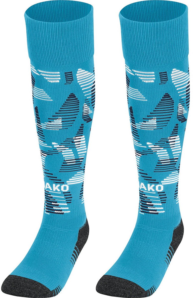 Jako Sonic Voetbalkousen - Aqua / Marine / Wit | Maat: 39-42