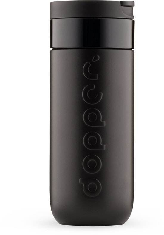 Dopper Travel Mug Thermosbeker - 400 ml - Blazing Black