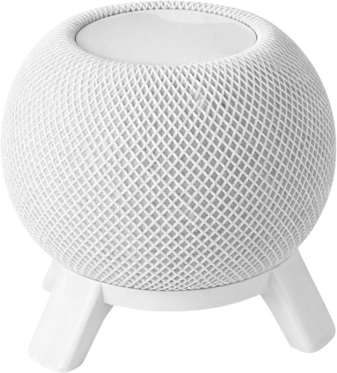 Apple HomePod Mini Standaard Wit – Speaker Houder – HomePod Mini Stand – Anti-Slip – Stabiele Speaker Verhoger – Minimalistisch Design – Apple Accessoire – Tafel / Bureau Houder – Verbeterde Geluidskwaliteit – HomePod Mini Accessoires