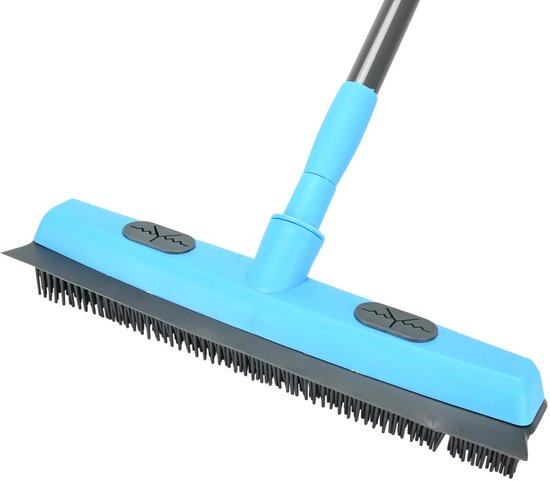 Benson Bezem rubber + steel - 40 cm - + metaal - makkelijk te reinigen - 120 cm - met ophangoog in de steel van Benson — afbeelding 3