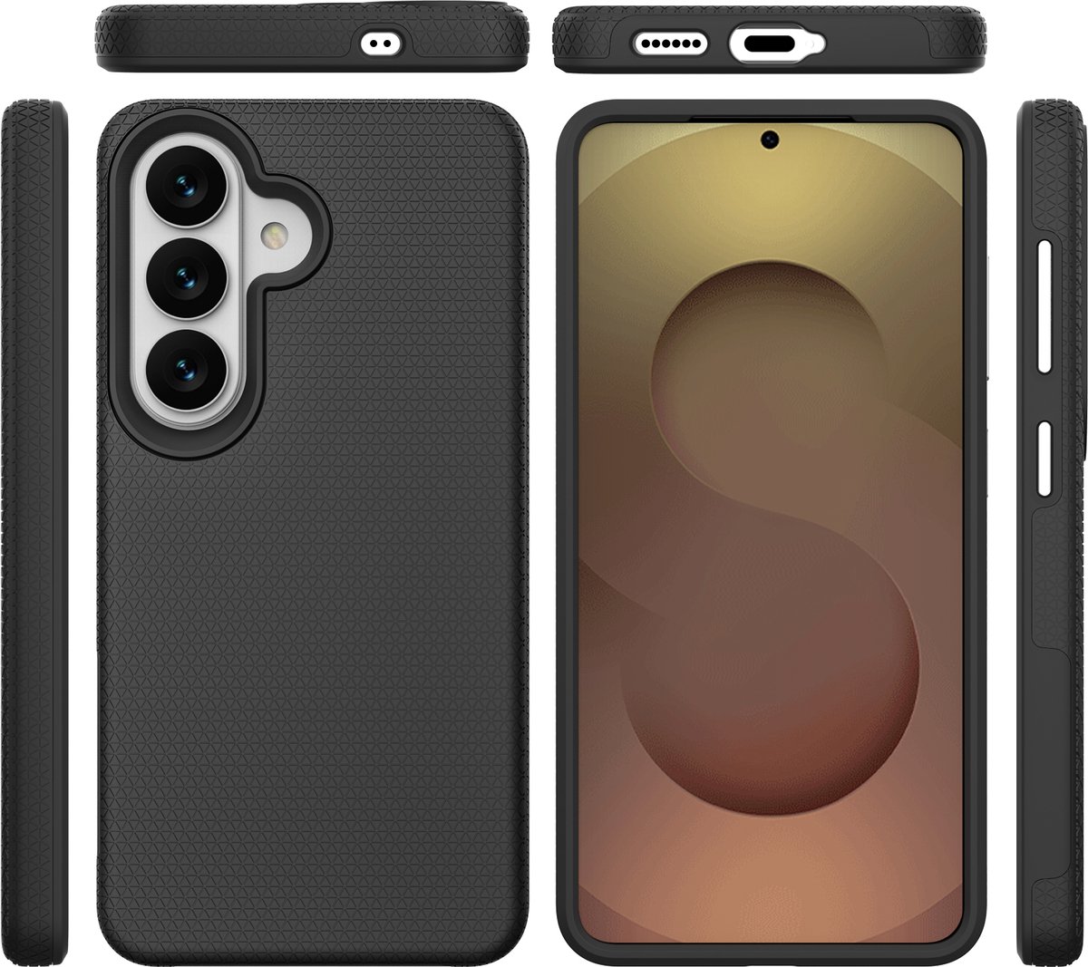 ScreenArmor MagArmor Case voor Samsung S26 – Zwart (MagSafe Compatibel)