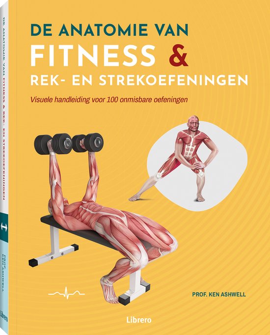 De anatomie van fitness & rek- en strekoefeningen - cover