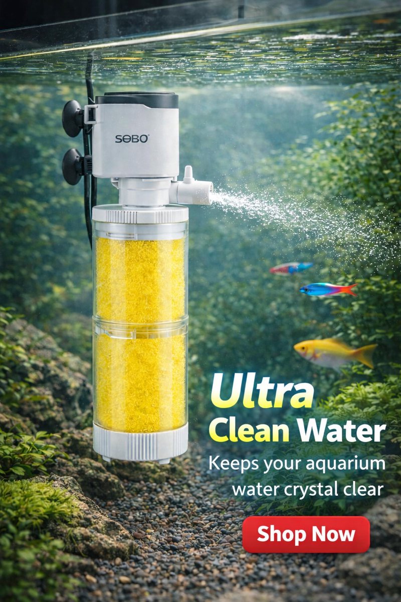 Premium Binnenaquariumfilter 600L/h thumbnail 3