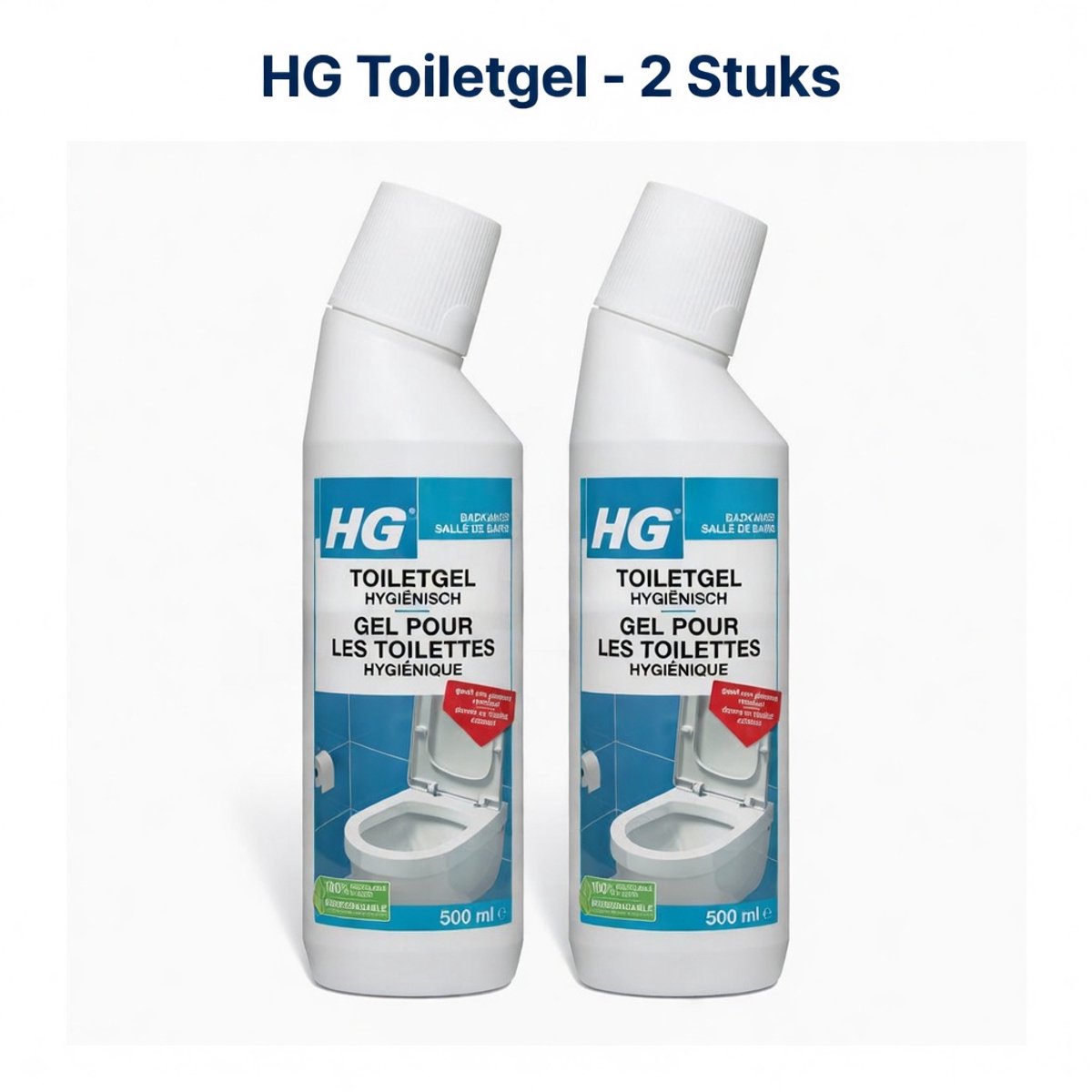 HG Toiletgel Hygiënisch - 2 stuks