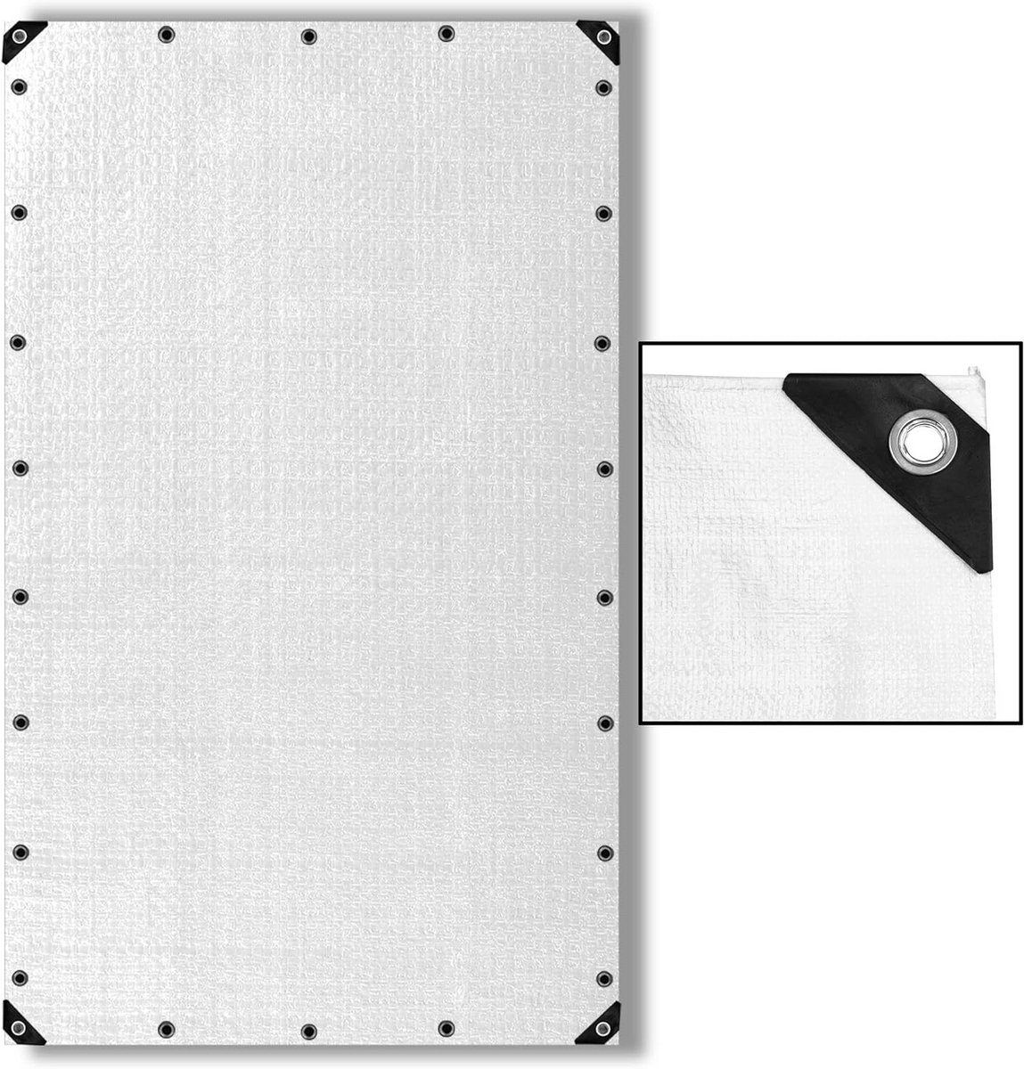 Beschermzeil Polyethyleen 90g/m² 180g/m² 260g/m² - Waterdicht Tarpaulin 3x5m