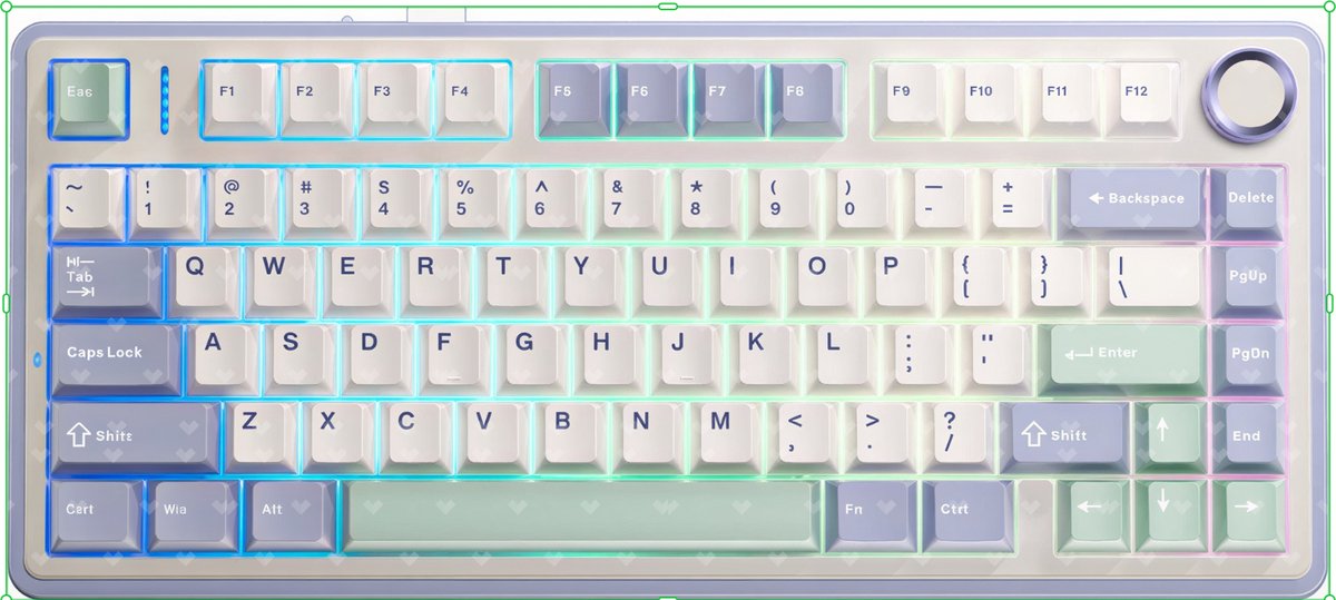 Aula F75 Mechanical RGB TKL Reaper Switch Wireless Keyboard