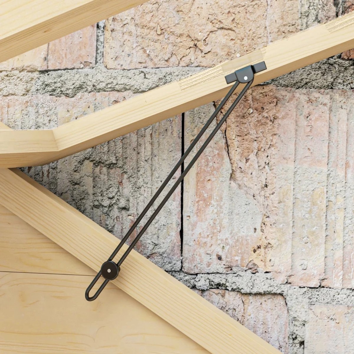 Koude Mini Kas met 3 Planken, Dakraam, Afsluitbare deur - 3 Etages - Tuinkas - Broeikas - Kweekkas - Tomatenkas - Groentekas - Plantenkas - voor Groenten, Bloemen, Planten - 100 x 56,5 x 178 cm - Grijs – foto 3