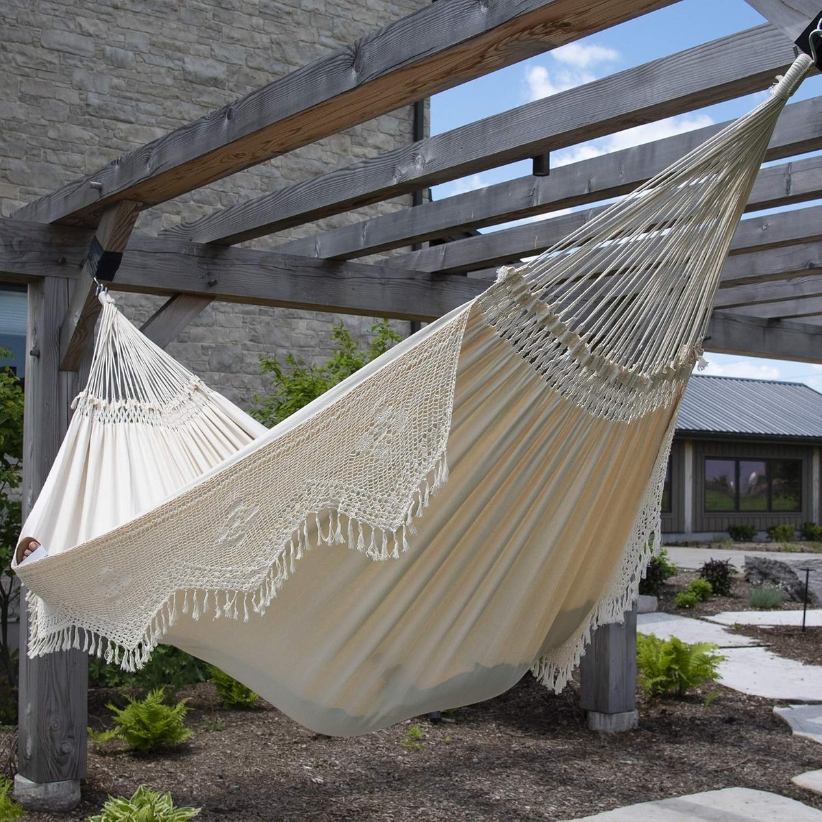Tweepersoons Tropical Hangmat - Authentiek Braziliaanse Stijl