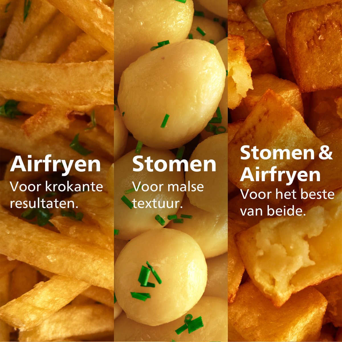 Philips Airfryer 5000-serie Megabasket Met Stoomfunctie – NA565/02 – Enkele mand óf Dubbele Mand - SteamClean – 9,5L – Tot 8 Personen – Inclusief Tang – foto 3