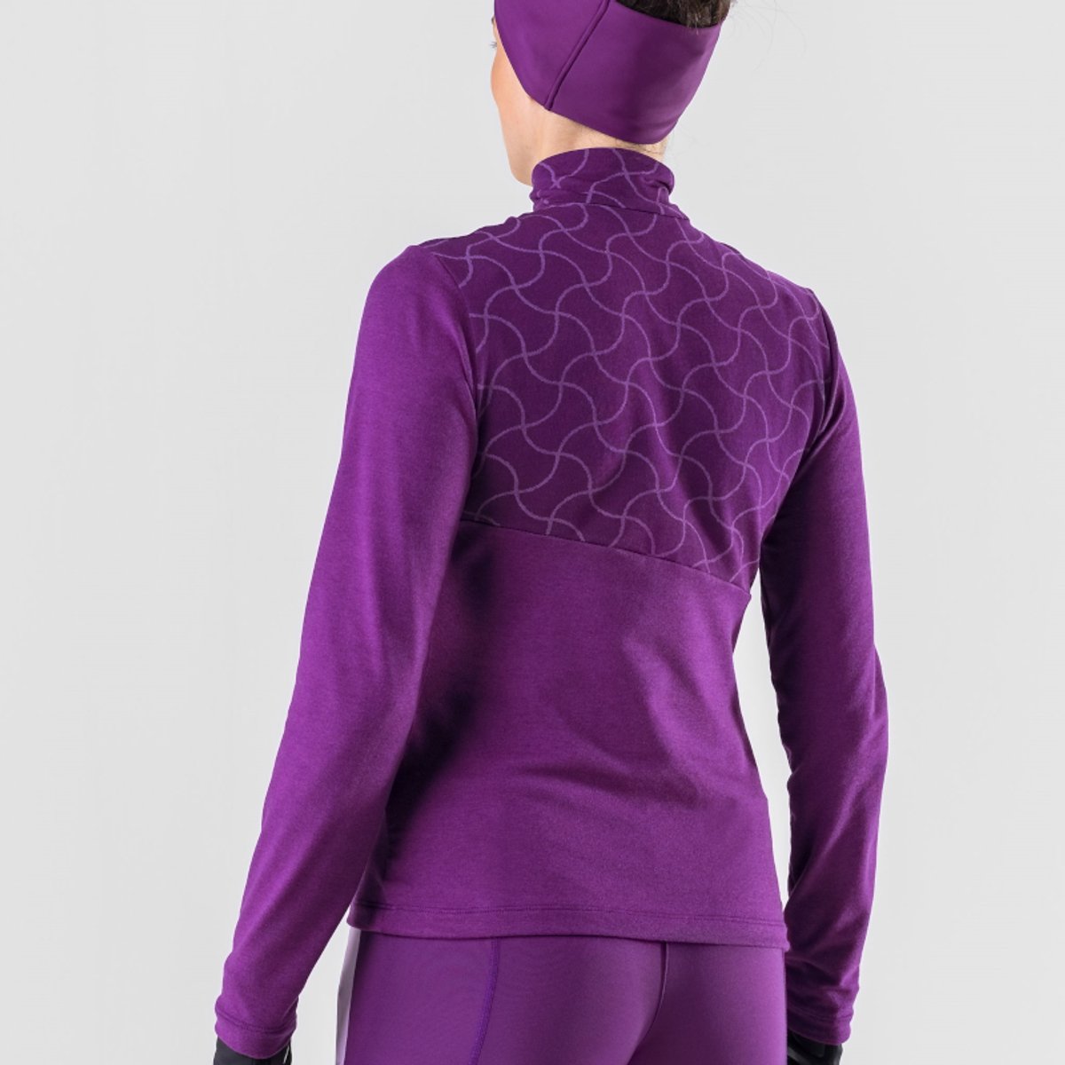 Loeffler shirt voor dames lange mouwen W Midlayer Hywa Grace Transtex® - Paars