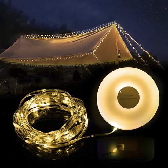Campify String - Camping Lichtsnoer 8 M - Campify String Light - Warme ...