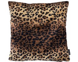Furry Leopard / Harige Luipaard Kussenhoes | Polyester | 45 