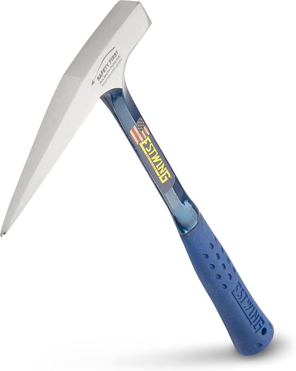 Geologie Hamer - 13 oz Lichtgewicht Rock Pick met Schokdempend Handvat