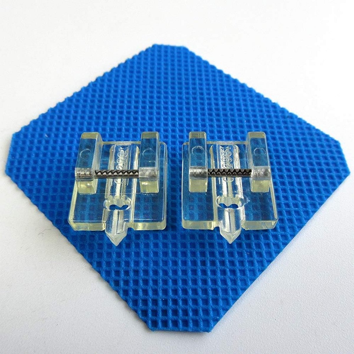 2 Stuks Onzichtbare Ritsvoet voor Naaimachine (Lage Schacht)